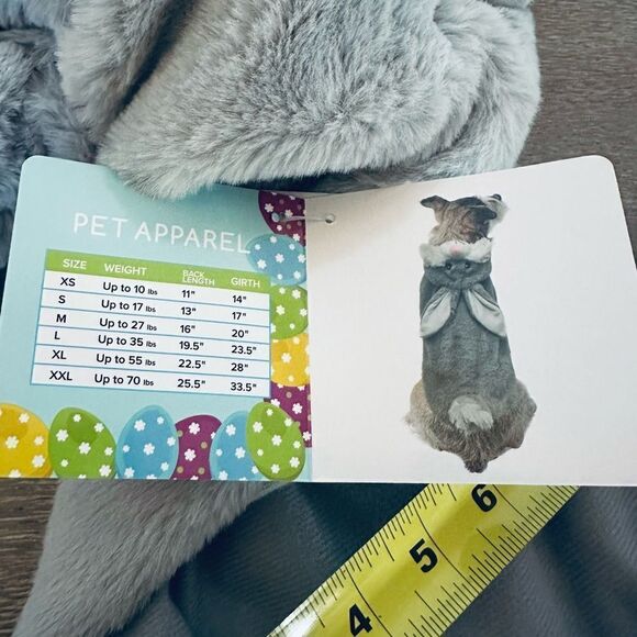 Easter Bunny Rabbit Dog Or Cat Pet Costume S - Picture 6 of 6